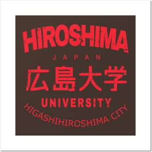 hiroshima university Posters and Art